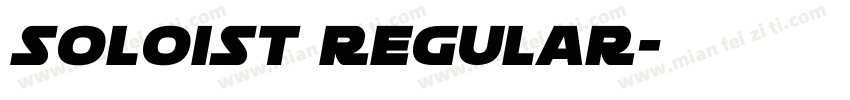 Soloist Regular字体转换